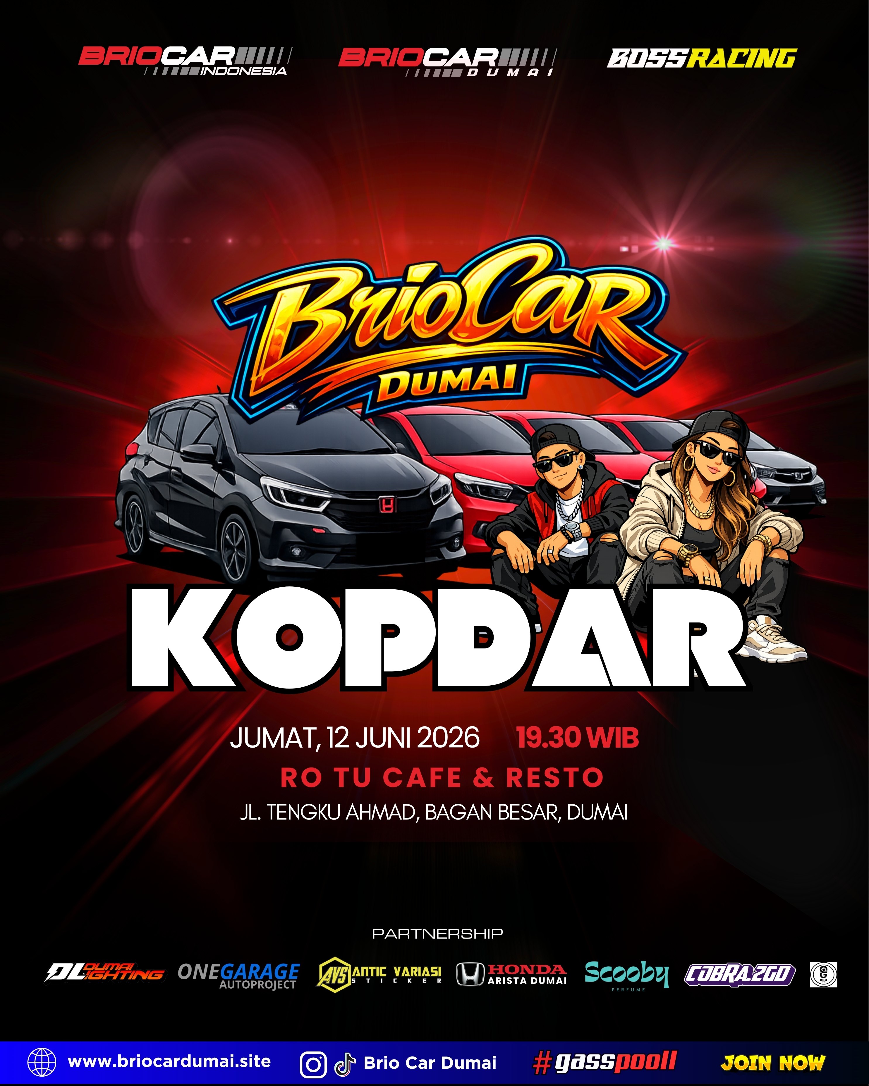 Flyer Kegiatan Brio Car Dumai